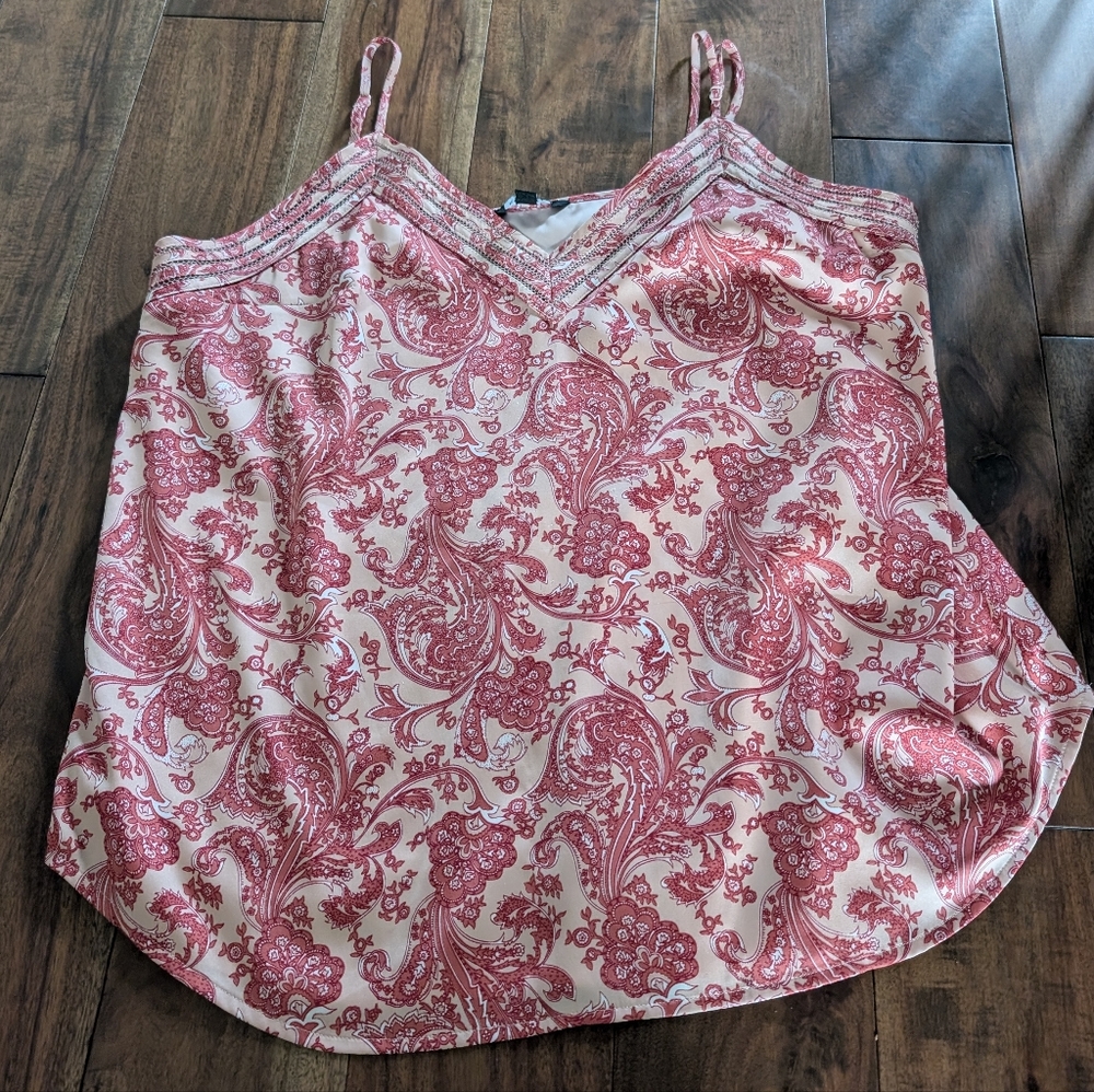 Express Paisley Print Tank Top